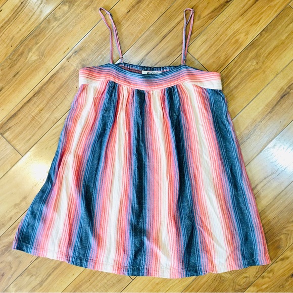 Rip Curl  Ripcurl  striped boho summer spaghetti strap dress cotton oran… - Picture 3 of 8